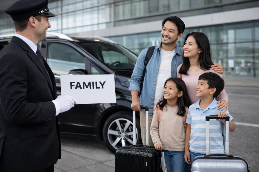 Disneyland Paris airport transfer vehicle